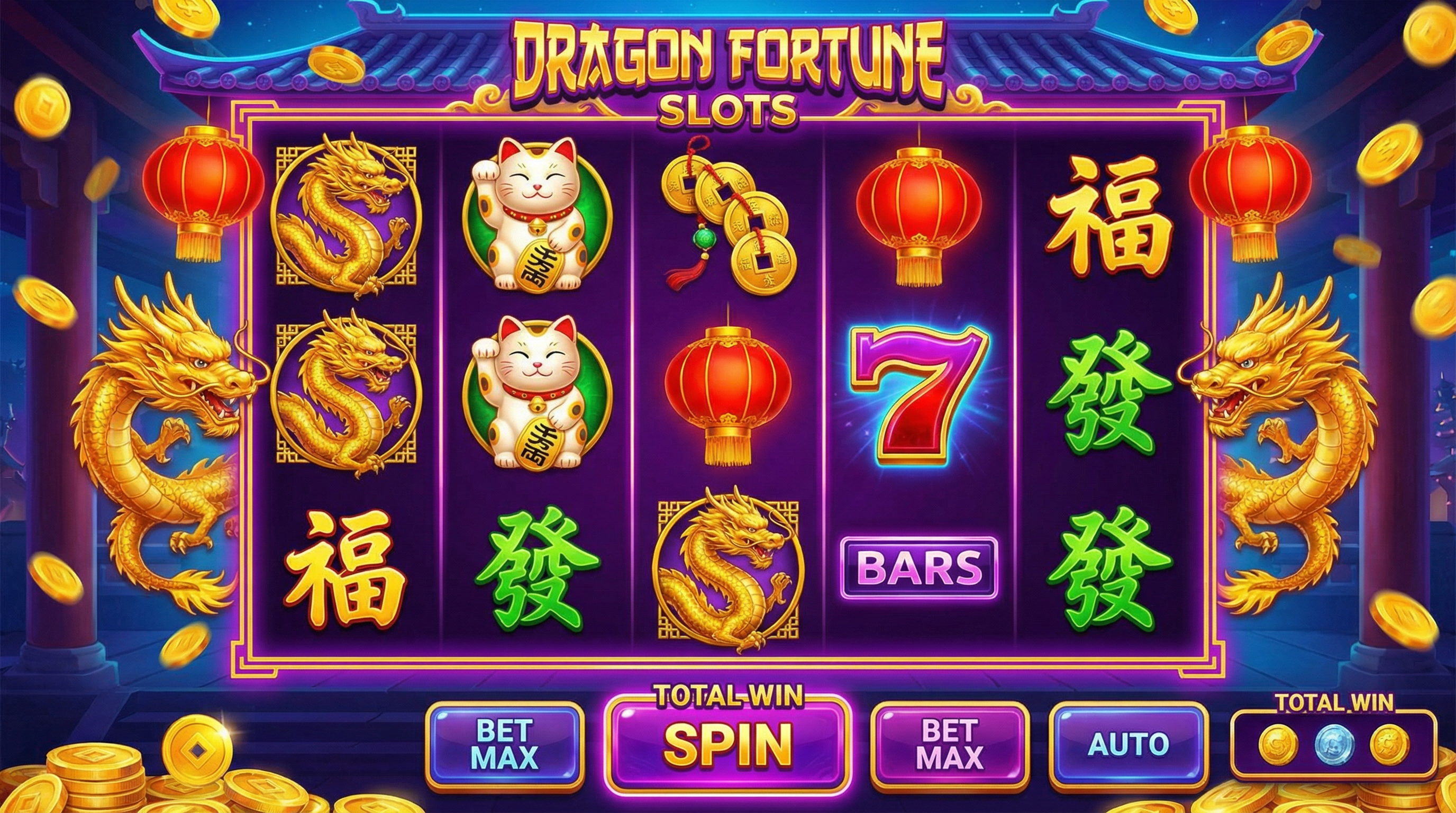 金龙老虎机游戏界面展示